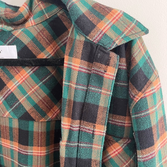 Aritzia Oversized Plaid Shirt Size 3 (L) - Picture 3 of 3